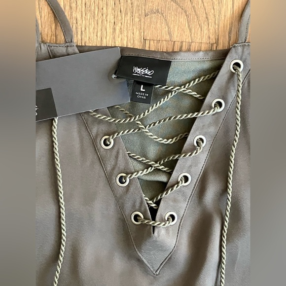 Brand New! Mossimo Women's Shift
Dress Olive Green L - Picture 2 of 6